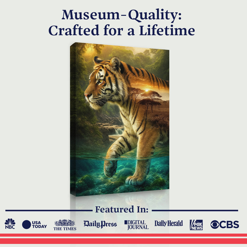 Tiger's Allegory Wall Art
